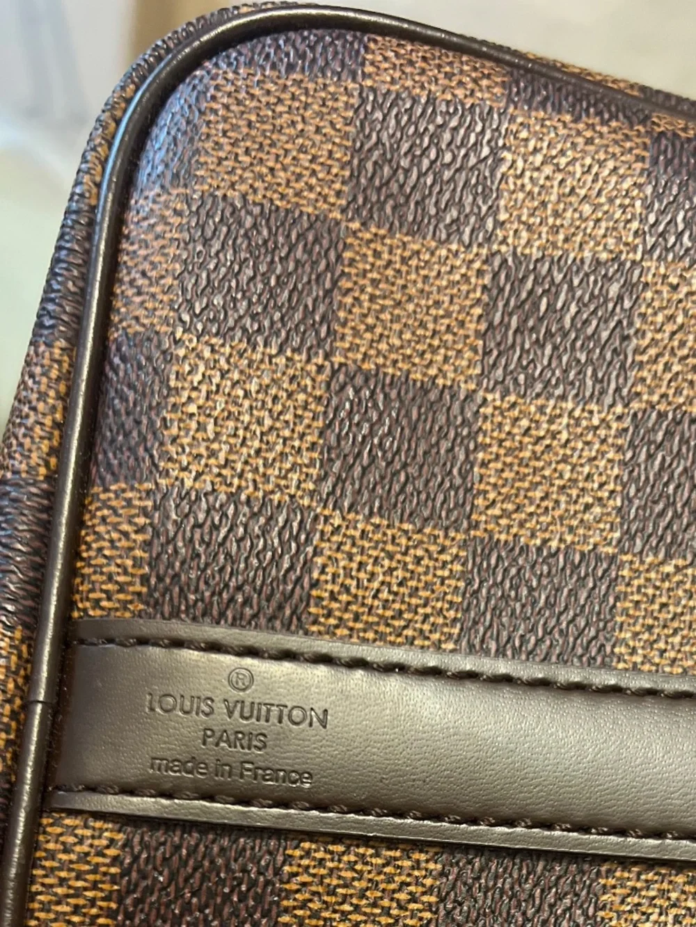 Authentic Louis Vuitton Speedy Bandoulière 30 Damier Ebene N41367 Handbag